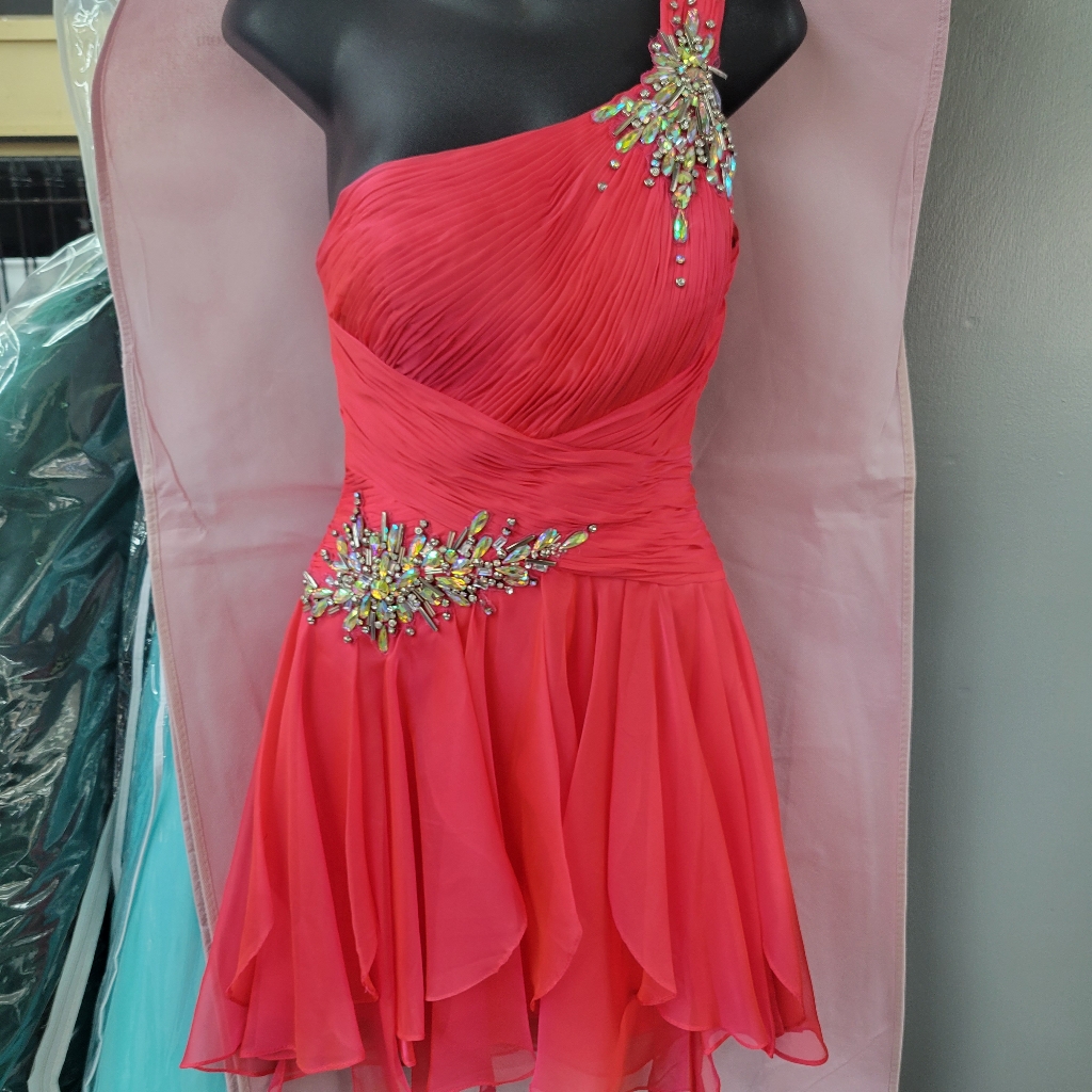 Hannah S Pomegranate Red Homecoming Dress